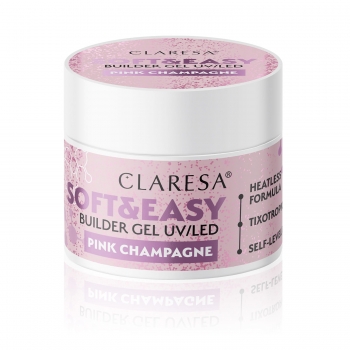 Claresa Żel Budujący Soft&Easy Builder Gel Pink Champange  45g